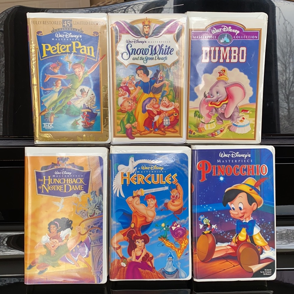 DISNEY MASTERPIECE MOVIE Snow White Dumbo Pinocchio Hunchback Peter Pan Hercules